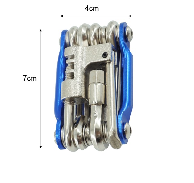 Kit multiherramienta azul 11 en 1 KW-GJ10BL