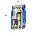 Kit multiherramienta azul 11 en 1 KW-GJ10BL