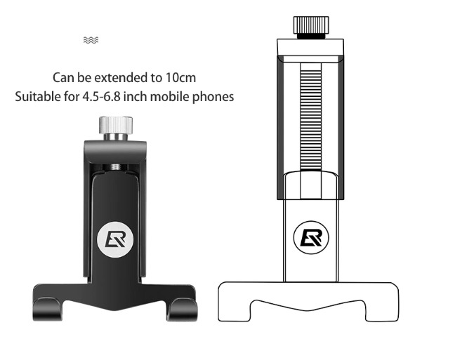 Portacelular de aluminio D-S101BK