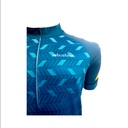 Jersey de Ciclismo Azul Acero con figuras Rebusbike Varón - JCAARBV-L