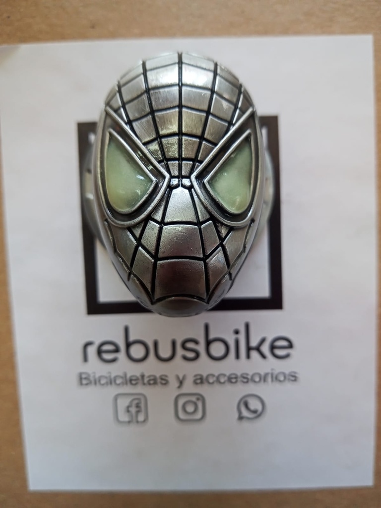 Emblema Spider man plateado RB-B34