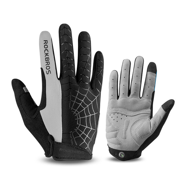 Guante spider completo negro C/ celeste S109-1BGR-XL