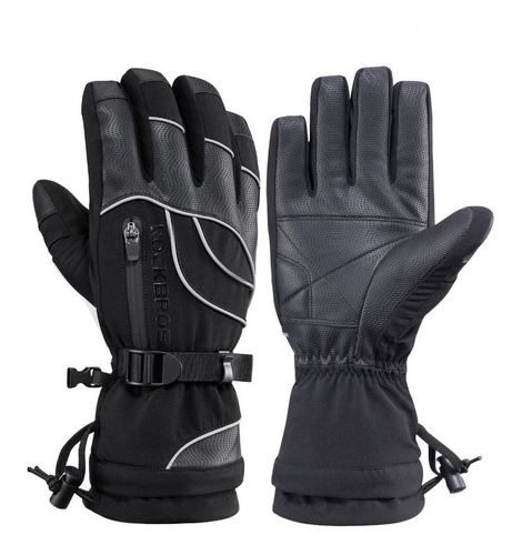 Guantes de esquí /motonieve / invierno S133-BK-L