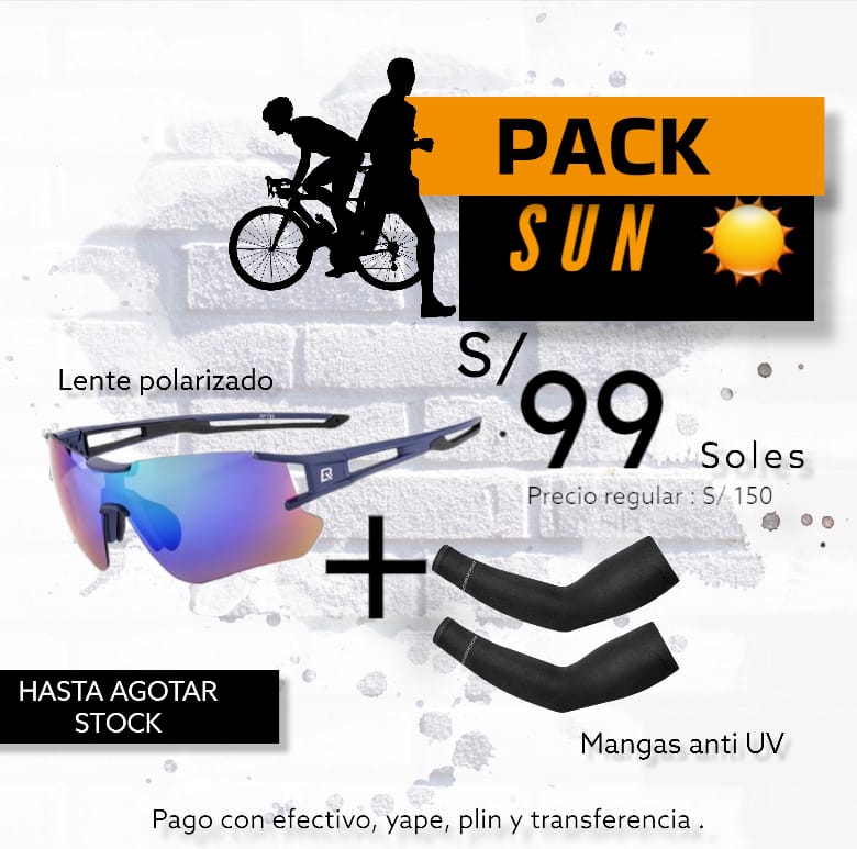 Pack SUN [lentes 10129 + Manga XT9002BK]