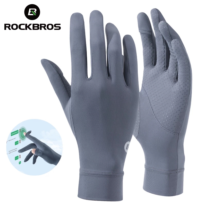 Guantes Ice Silk Gris Unisex 16210003002