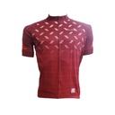 Jersey de Ciclismo Guinda con figuras Rebusbike Varón - JCGRBV-M