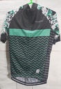 Conjunto Ciclismo verde con lineas Rebusbike short + jersey CCVRB-M