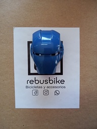 [RB-B26] Emblema Iron man azul RB-B26