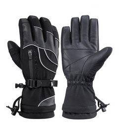 [S133-BK-L] Guantes de esquí /motonieve / invierno S133-BK-L